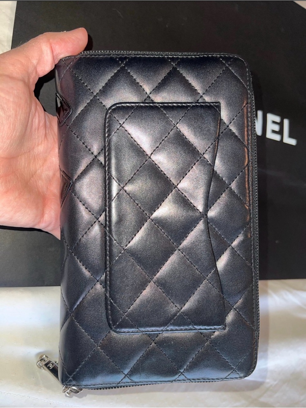 CHANEL Cambon Quilted Zip-Around Organizer/Wallet - Picture 3 of 11